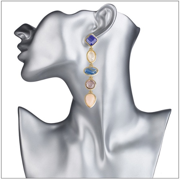 NEW!💙💎STATEMENT DROPS💎💙BEAUTIFUL CREATED GEMS! - Picture 2 of 8